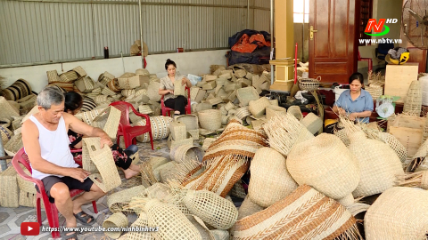 Sức sống của l&agrave;ng nghề c&oacute;i Kim Sơn