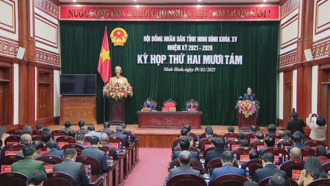 Kỳ họp thứ 28, HĐND tỉnh Ninh B&igrave;nh kh&oacute;a XV
