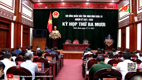 Kỳ họp thứ 30, HĐND tỉnh kh&oacute;a XV, nhiệm kỳ 2021-2026