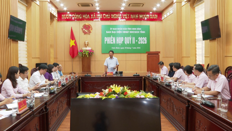 Hội nghị sơ kết hoạt động của Ban đại diện HĐQT Ng&acirc;n h&agrave;ng Ch&iacute;nh s&aacute;ch x&atilde; hội tỉnh