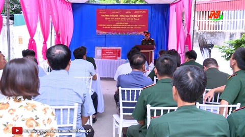 Kh&aacute;nh th&agrave;nh nh&agrave; đại đo&agrave;n kết tại x&atilde; Ninh Mỹ