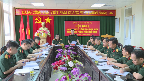 Ra nghị quyết l&atilde;nh đạo thực hiện nhiệm vụ 6 th&aacute;ng cuối năm 2022