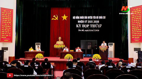 Khai mạc Kỳ họp thứ 17, HĐND huyện Y&ecirc;n M&ocirc; kho&aacute; XIV