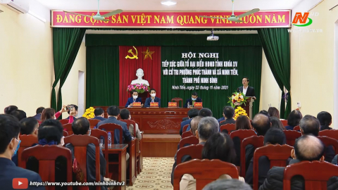 Đại biểu HĐND tỉnh tiếp x&uacute;c cử tri x&atilde; Ninh Tiến