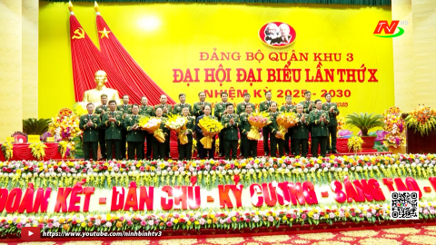 Đại hội đại biểu Đảng bộ Qu&acirc;n khu 3 lần thứ X, nhiệm kỳ 2025-2030 th&agrave;nh c&ocirc;ng tốt đẹp