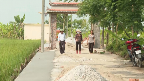 Đẩy mạnh cuộc vận động " To&agrave;n d&acirc;n đo&agrave;n kết x&acirc;y dựng n&ocirc;ng th&ocirc;n mới, đ&ocirc; thị văn minh"