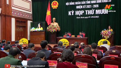 HĐND tỉnh kh&oacute;a XV nghe c&aacute;c b&aacute;o c&aacute;o, tờ tr&igrave;nh