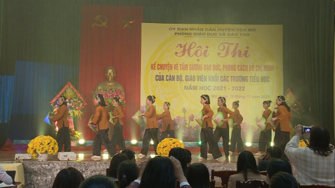 Hội thi kể chuyện về tấm gương đạo đức, phong c&aacute;ch Hồ Ch&iacute; Minh ở bậc tiểu học