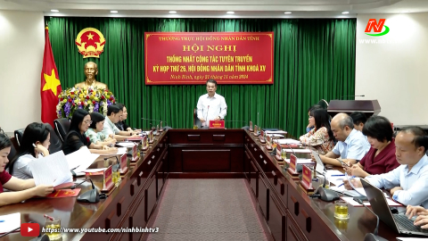 Thống nhất c&ocirc;ng t&aacute;c tuy&ecirc;n truyền kỳ họp thứ 26, HĐND tỉnh kh&oacute;a XV 