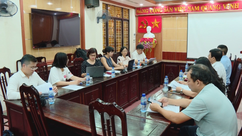 Ban đại diện Hội Người cao tuổi tỉnh l&agrave;m việc với tổ chức HAI