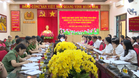 Khảo s&aacute;t t&igrave;nh h&igrave;nh thi h&agrave;nh Luật xử l&yacute; vi phạm h&agrave;nh ch&iacute;nh