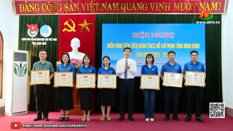 Hội nghị điển h&igrave;nh ti&ecirc;n tiến Đo&agrave;n TNCS Hồ Ch&iacute; Minh tỉnh Ninh B&igrave;nh giai đoạn 2025 - 2030