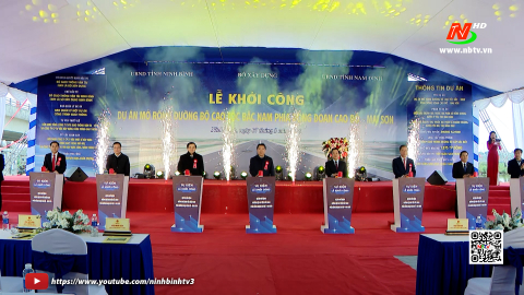 Khởi c&ocirc;ng Dự &aacute;n mở rộng đường bộ cao tốc Bắc Nam ph&iacute;a Đ&ocirc;ng đoạn Cao Bồ - Mai Sơn