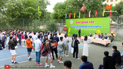 Giải quần vợt c&aacute;c C&acirc;u lạc bộ tỉnh năm 2021