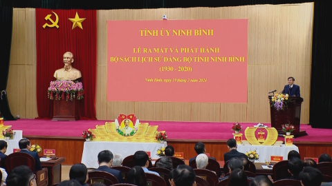 Lan tỏa gi&aacute; trị to lớn của Bộ s&aacute;ch Lịch sử Đảng bộ tỉnh Ninh B&igrave;nh