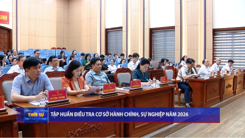 Tập huấn Điều tra cơ sở h&agrave;nh ch&iacute;nh, sự nghiệp năm 2026