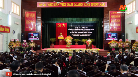 Gặp mặt Kỷ niệm 75 năm Ng&agrave;y th&agrave;nh lập Đảng bộ huyện Kim Sơn