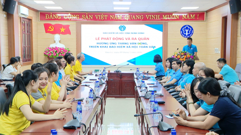 Ph&aacute;t động th&aacute;ng vận động, triển khai bảo hiểm x&atilde; hội to&agrave;n d&acirc;n