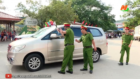 C&ocirc;ng an x&atilde; Ninh Hải tăng cường đảm bảo atgt trong tuần lễ du lịch