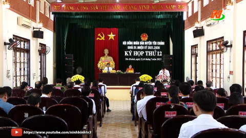 Kỳ họp thứ 12, HĐND huyện Y&ecirc;n Kh&aacute;nh kh&oacute;a XV