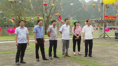 Kiểm tra c&ocirc;ng t&aacute;c chuẩn bị kỷ niệm 1055 năm Nh&agrave; nước Đại Cồ Việt