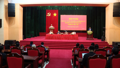 Ph&oacute; Chủ tịch Quốc hội Nguyễn Thị Thanh v&agrave; c&aacute;c ứng cử vi&ecirc;n đại biểu Quốc hội kh&oacute;a XVI tiếp x&uacute;c cử tri x&atilde; Ph&aacute;t Diệm, Lai Th&agrave;nh