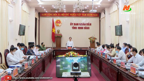Hội nghị nghe b&aacute;o c&aacute;o quy hoạch tỉnh thời kỳ 2021-2030, tầm nh&igrave;n đến năm 2050