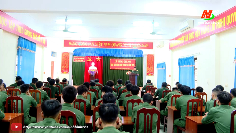 Bộ CHQS tỉnh khai giảng lớp đ&agrave;o tạo sĩ quan dự bị kho&aacute; XIV