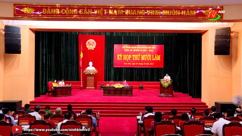 Kỳ họp thứ Mười lăm HĐND huyện Kim Sơn kh&oacute;a XX