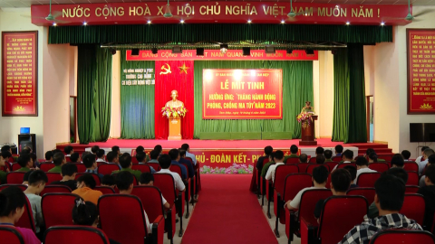 TP.Tam Điệp hưởng ứng " Th&aacute;ng h&agrave;nh động ph&ograve;ng, chống ma t&uacute;y "