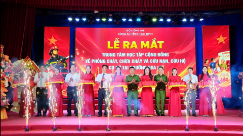 Ra mắt trung t&acirc;m học tập cộng đồng về PCCC v&agrave; CNCH