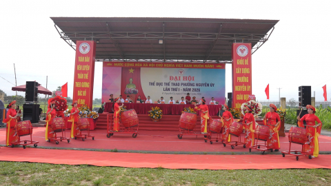 Khai mạc Đại hội Thể dục thể thao phường Nguyễn &Uacute;y lần thứ I, năm 2026