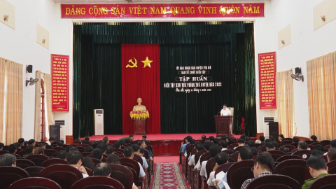 Y&ecirc;n M&ocirc; t&acirc;̣p hu&acirc;́n khung di&ecirc;̃n t&acirc;̣p KVPT huy&ecirc;̣n năm 2022