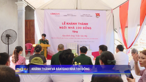 Kh&aacute;nh th&agrave;nh v&agrave; b&agrave;n giao nh&agrave; 100 đồng