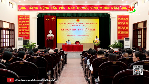  Kỳ họp thứ 32, HĐND th&agrave;nh phố Tam Điệp kho&aacute; IX 