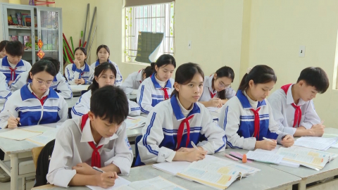 Y&ecirc;n Kh&aacute;nh đẩy mạnh c&ocirc;ng t&aacute;c &ocirc;n thi v&agrave;o lớp 10
