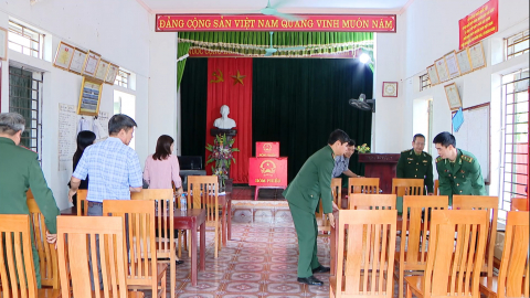 Bộ đội Bi&ecirc;n ph&ograve;ng hướng về ng&agrave;y bầu cử