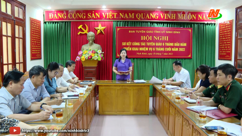 Triển khai nhiệm vụ c&ocirc;ng t&aacute;c tuy&ecirc;n gi&aacute;o 6 th&aacute;ng cuối năm 2022