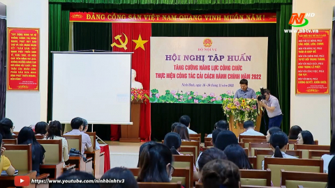 Tăng cường năng lực c&ocirc;ng chức thực hiện c&ocirc;ng t&aacute;c cải c&aacute;ch h&agrave;nh ch&iacute;nh