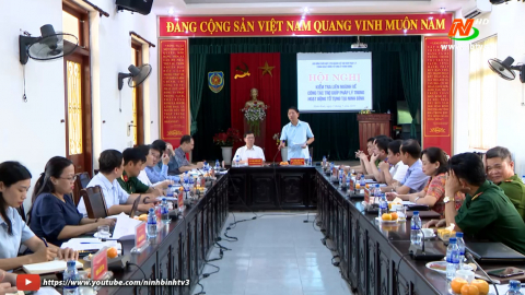 Kiểm tra li&ecirc;n ng&agrave;nh về hoạt động trợ gi&uacute;p ph&aacute;p l&yacute; trong hoạt động tố tụng