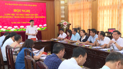  Thực hiện sắp xếp c&aacute;c cơ sở gi&aacute;o dục mầm non, gi&aacute;o dục phổ th&ocirc;ng