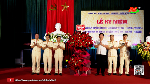 Phường Y&ecirc;n Thắng tổ chức kỷ niệm 80 năm ng&agrave;y truyền thống C&ocirc;ng an nh&acirc;n d&acirc;n