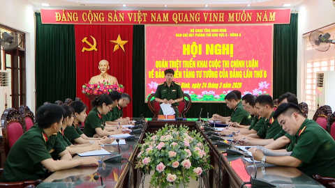 LLVT tỉnh t&iacute;ch cực hưởng ứng cuộc thi ch&iacute;nh luận bảo vệ nền tảng tư tưởng của Đảng