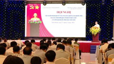 Hội nghị tập huấn Luật Đất đai năm 2024 