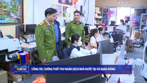 C&ocirc;ng t&aacute;c chống thất thu ng&acirc;n s&aacute;ch nh&agrave; nước tại x&atilde; Rạng Đ&ocirc;ng