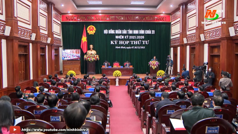 Phi&ecirc;n khai mạc kỳ họp thứ 4, Hội đồng nh&acirc;n d&acirc;n tỉnh kh&oacute;a XV
