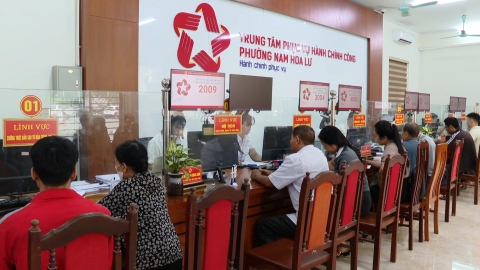 Phường Nam Hoa Lư - Điển h&igrave;nh trong cải c&aacute;ch h&agrave;nh ch&iacute;nh