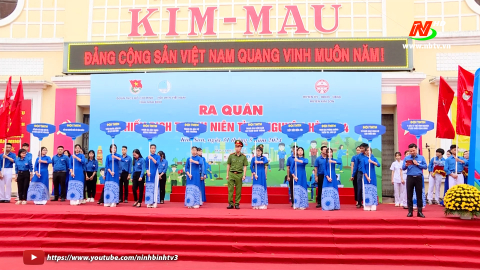 Tỉnh đo&agrave;n ra qu&acirc;n Chiến dịch Thanh ni&ecirc;n t&igrave;nh nguyện h&egrave; 2024