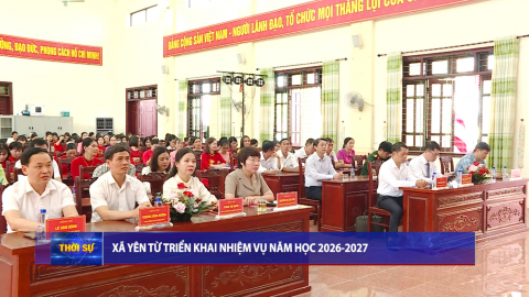X&atilde; Y&ecirc;n Từ triển khai nhiệm vụ năm học 2026 -2027