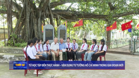 Từ học tập đến thực h&agrave;nh - Vận dụng tư tưởng Hồ Ch&iacute; Minh trong giai đoạn mới